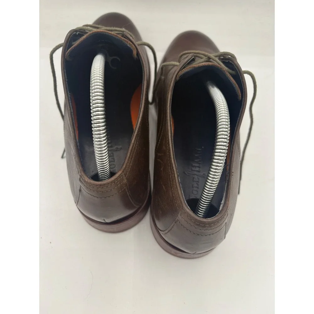 Cole Haan Harrison Goodwill welted  Derby Mens Brown Leather Size 9.5 M